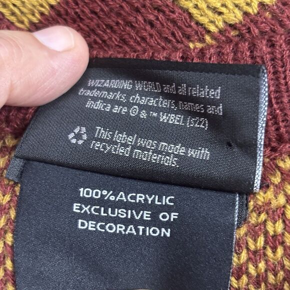 Harry Potter Gryffindor Cardigan Sweater Wizarding World Check Women's 3X - Picture 10 of 16